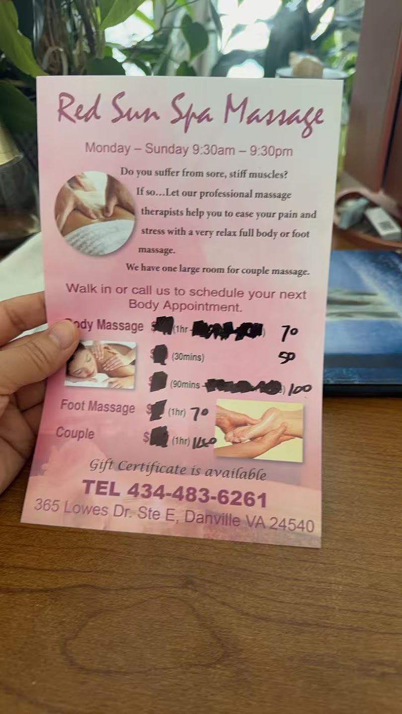 Red Sun Massage Spa, massage spa in Danville, VA, photo 3 of 5